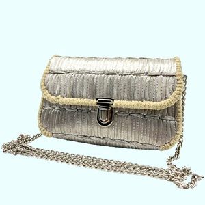 Handmade silver handbag / purse